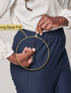 3 Zippers Classic Women's Adaptive Pants