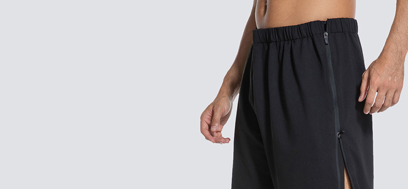 Zip-Off Sides for Easy Dressing—Even While Seated