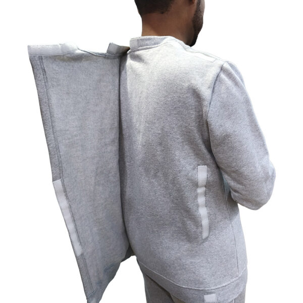 Men’s Adaptive Open-Back Fleece Sweatshirt - Wearly.in