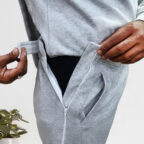 Men's Adaptive Easy Access Fleece Tracksuit Side Zip-Pants and Open-Back Sweatshirt - wearly.in
