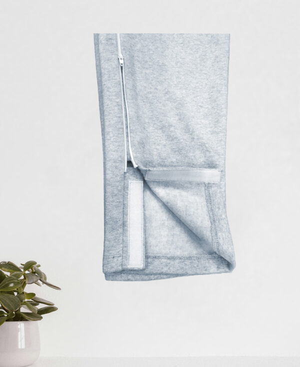 Men's Adaptive Easy Access Fleece Tracksuit Side Zip-Pants and Open-Back Sweatshirt - wearly.in