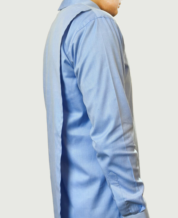 Men’s Open Back Adaptive Shirt with Velcro Closure