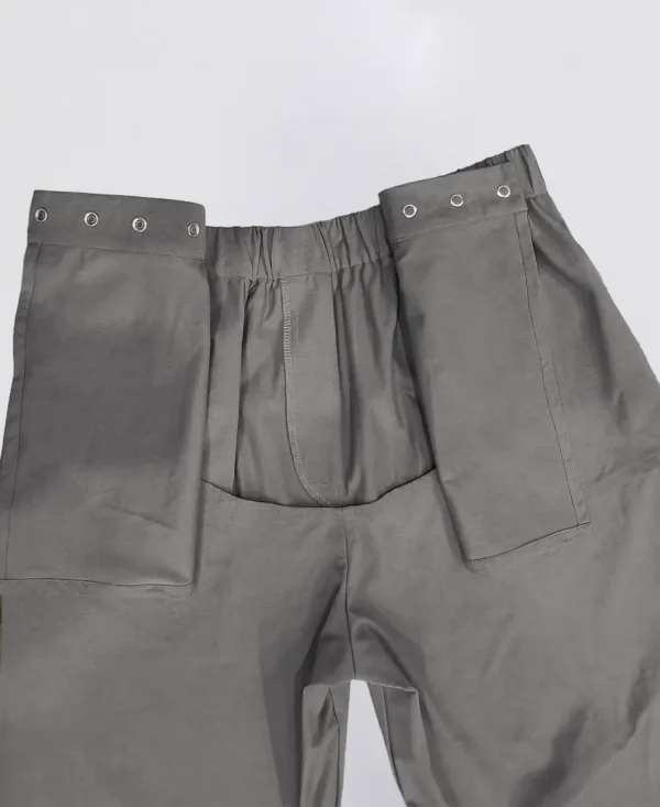 Comfort Fit Men’s Adaptive Wheelchair Pants – Open Back Gabardine Slacks