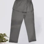 Senior Men’s Wheelchair Friendly Gabardine Dress Pants with Open Back Design