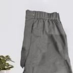 Men’s Open Back Adaptive Dress Pants for Seniors – Caregiver Assist Style