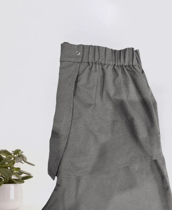 Men’s Open Back Adaptive Dress Pants for Seniors – Caregiver Assist Style