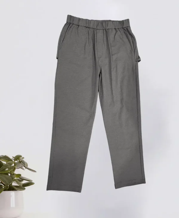 Senior Men’s Wheelchair Friendly Gabardine Dress Pants with Open Back Design