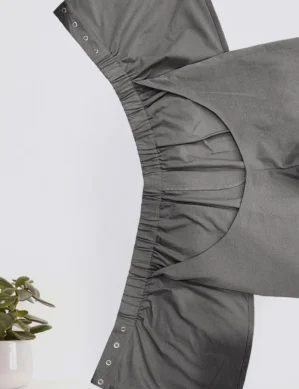 Senior Men’s Wheelchair Friendly Gabardine Dress Pants with Open Back Design