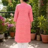 Adaptive Kurti for Elderly Women | Front Open Velcro Patient Clothing