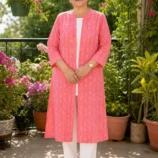 Adaptive Kurti for Elderly Women | Front Open Velcro Patient Clothing