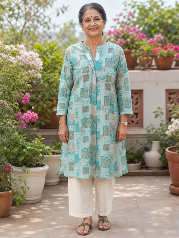 Front Open Adaptive Kurti for Women | Velcro Closure Easy Dressing Wear Front Open Adaptive Kurti for Women | Velcro Closure Easy Dressing Wear