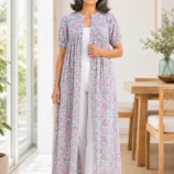 Front Open Gown for Women – Bedridden Patient Clothing for Hospital & Home Use