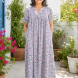 Front Open Gown for Women – Bedridden Patient Clothing for Hospital & Home Use