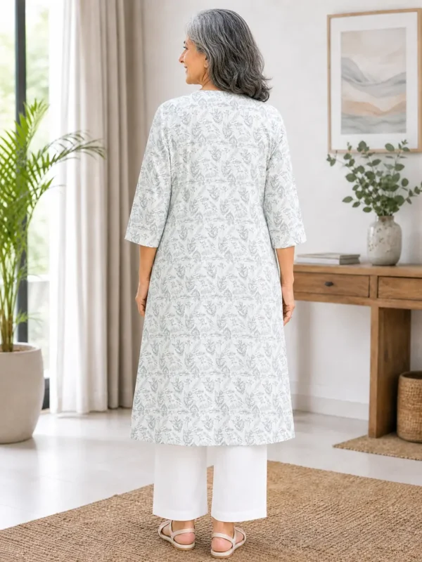 Comfortable Adaptive Kurti for Elderly Women