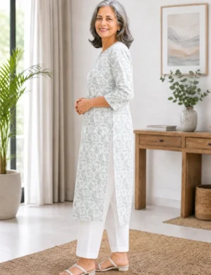 Comfortable Adaptive Kurti for Elderly Women Comfortable Adaptive Kurti for Elderly Women