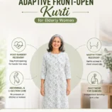 Comfortable Adaptive Kurti for Elderly Women