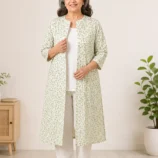 Women's Easy Access Front Open Adaptive Kurti with Velcro Closure for Seniors