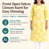 Wearly: Cotton Front Open Kurti for Easy Dressing - wearly