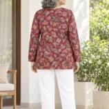 Wearly: Front Open Velcro Adaptive Winter Top for Seniors