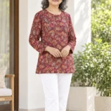 Front Open Velcro Adaptive Winter Top for Seniors