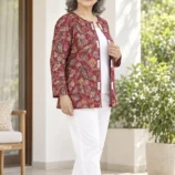 Front Open Velcro Adaptive Winter Top for Seniors-wearly